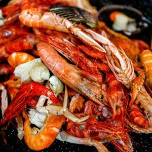 Mariscos a lo bestia con Caravaca y Calasparra